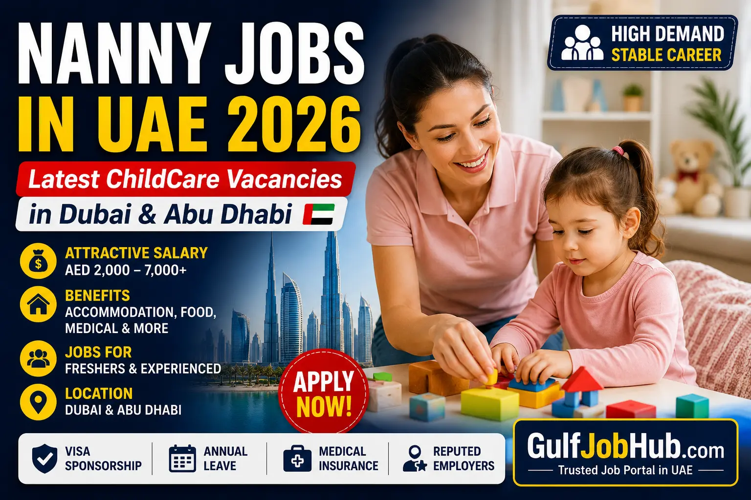 Nanny Jobs in UAE 2026